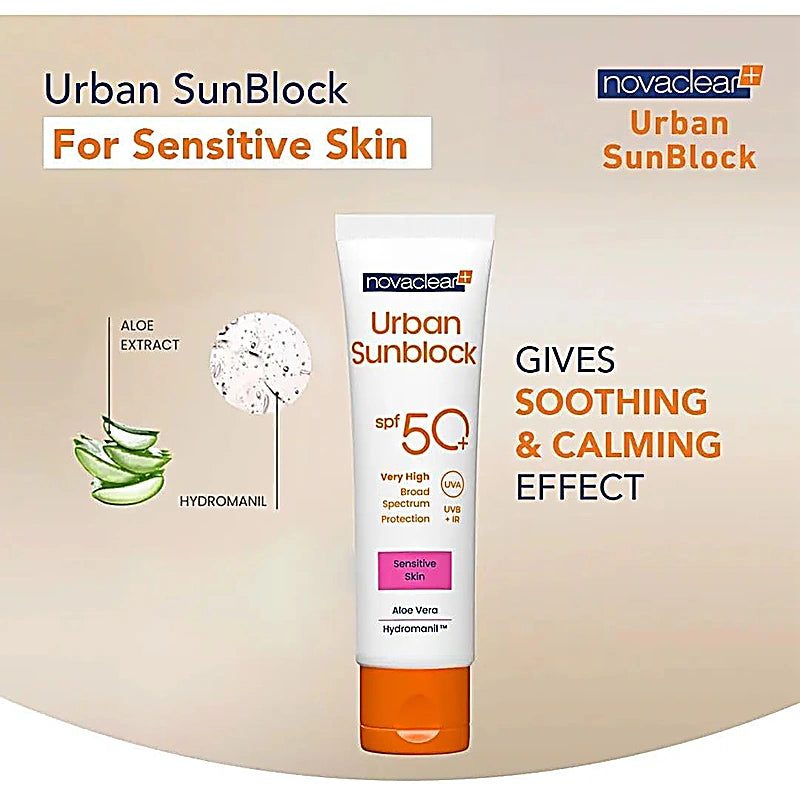 Novaclear Urban Sunblock Spf50+ Sensitive 40ml