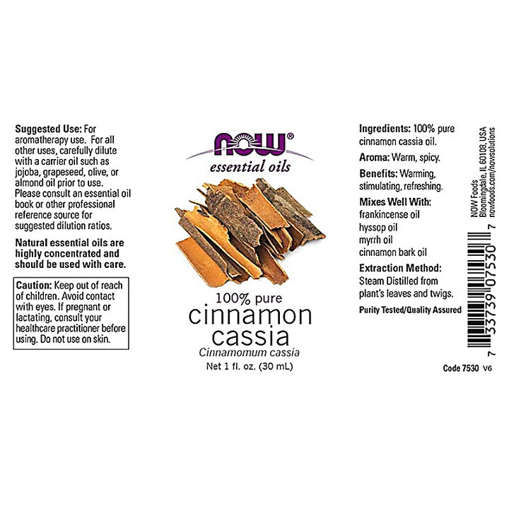 Now Cinnamon Cassia Oil 30ml