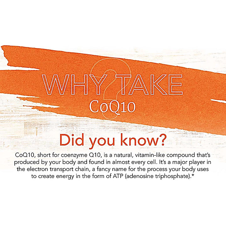 Now Coenzyme Q10