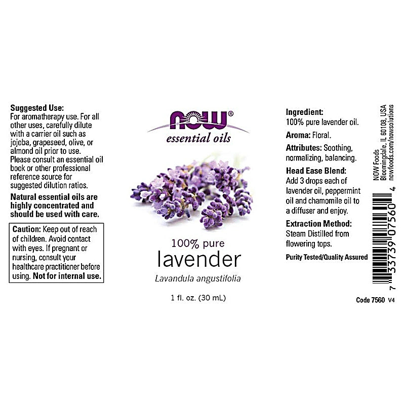 Now Lavender Oil 30ml