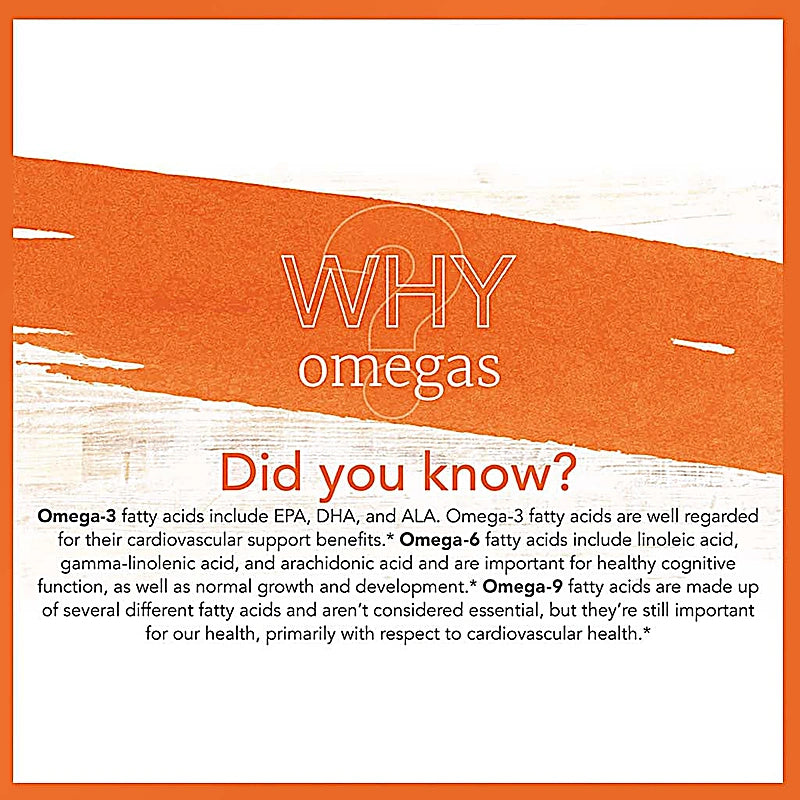 Now Omega 3-6-9 1000mg Soft Capsules 100s