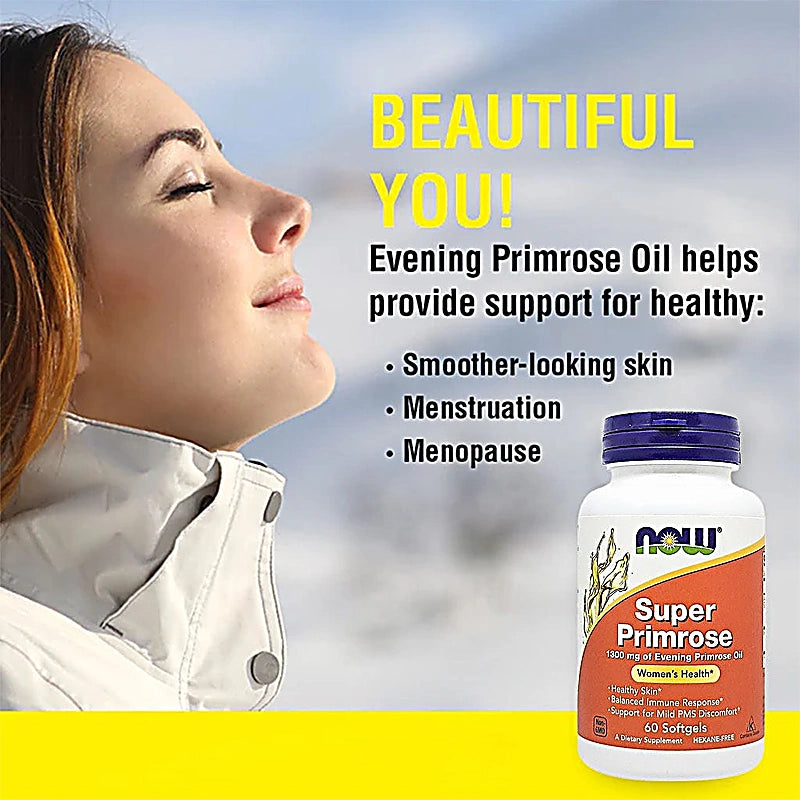 Now Super Primrose 1300 mg 60s