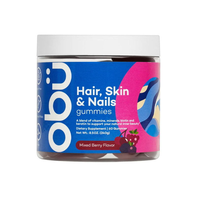 OBU HAIR,SKIN&NAILS MIXED BERRY GUMMIES 60S