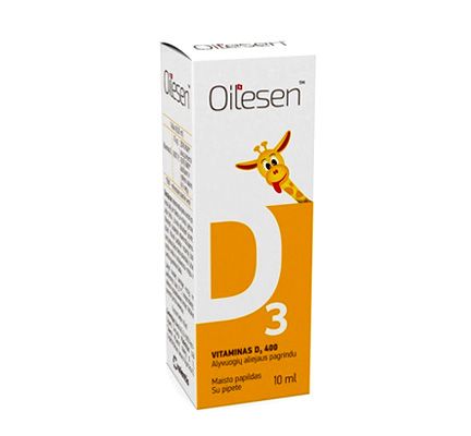 Oilesen Vitamin D3 400IU Drops 10ml