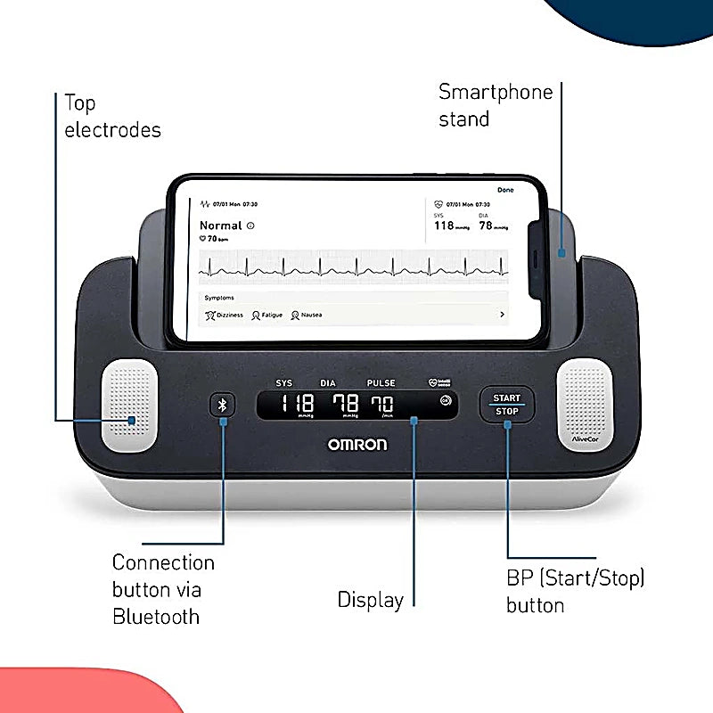Omron Complete Blood Pressure and ECG Monitoring Machine