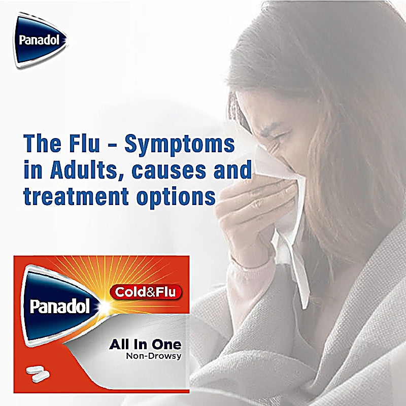 Panadol Cold & Flu All In One, 24 Tablets