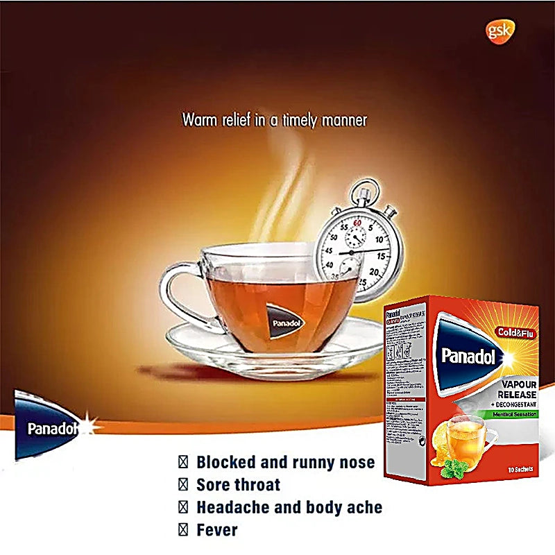 Panadol Vapour Release Sachets 10s