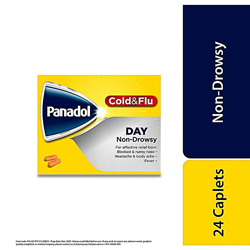 Panadol Cold & Flu Day, 24 Caplets