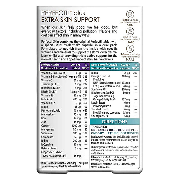 Perfectil Plus Skin Extra Support Tablet/Capsules 56s