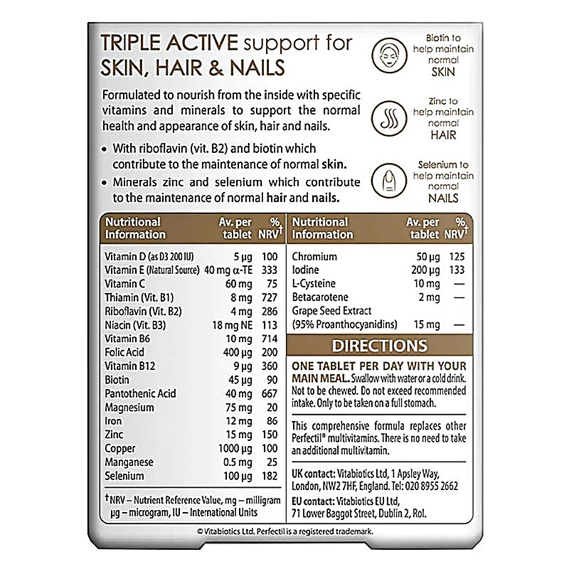 Perfectil Tablets 30s Vitabiotics