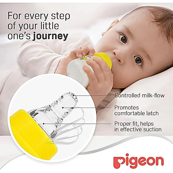 Pigeon Slim Neck Decorated Plastic Bottle 50ml 418