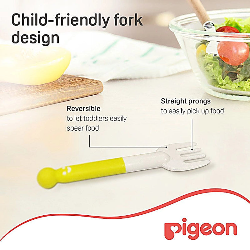 Pigeon Weaning Spoon & Fork Set