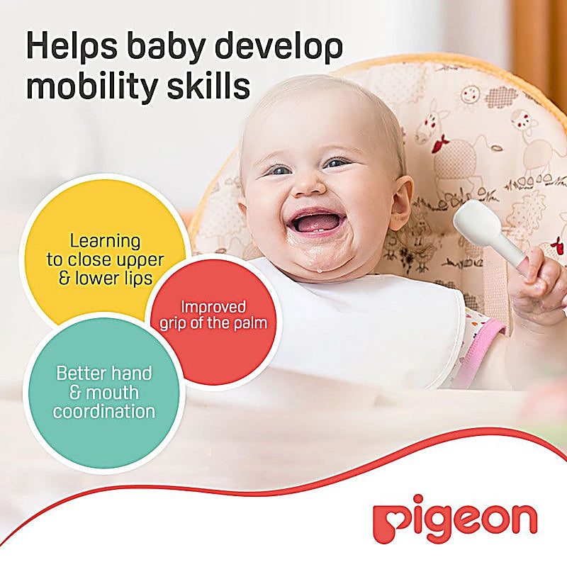 Pigeon Weaning Spoon & Fork Set