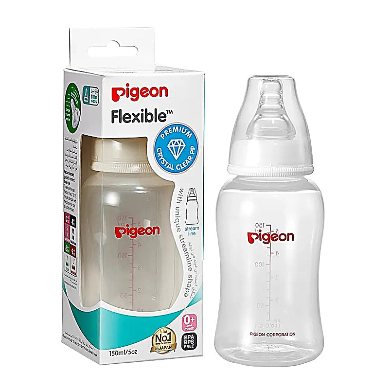 Pigeon Slim Neck Nursing Bottle Kpp120ml White Cap 26012