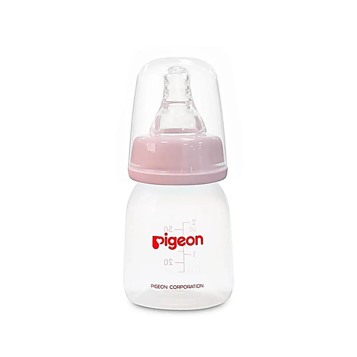 Pigeon Slim Neck Plastic Bottle Clear Cap 50ml  26013