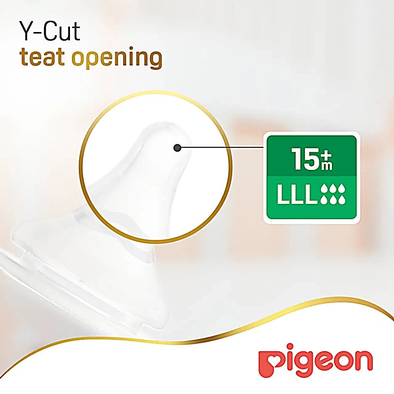 Pigeon Flexible Ll 12M+ Slim Neck Nipples 2s