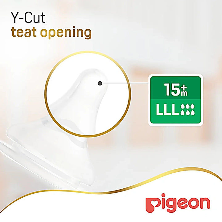 Pigeon Flexible Ll 12M+ Slim Neck Nipples 2s