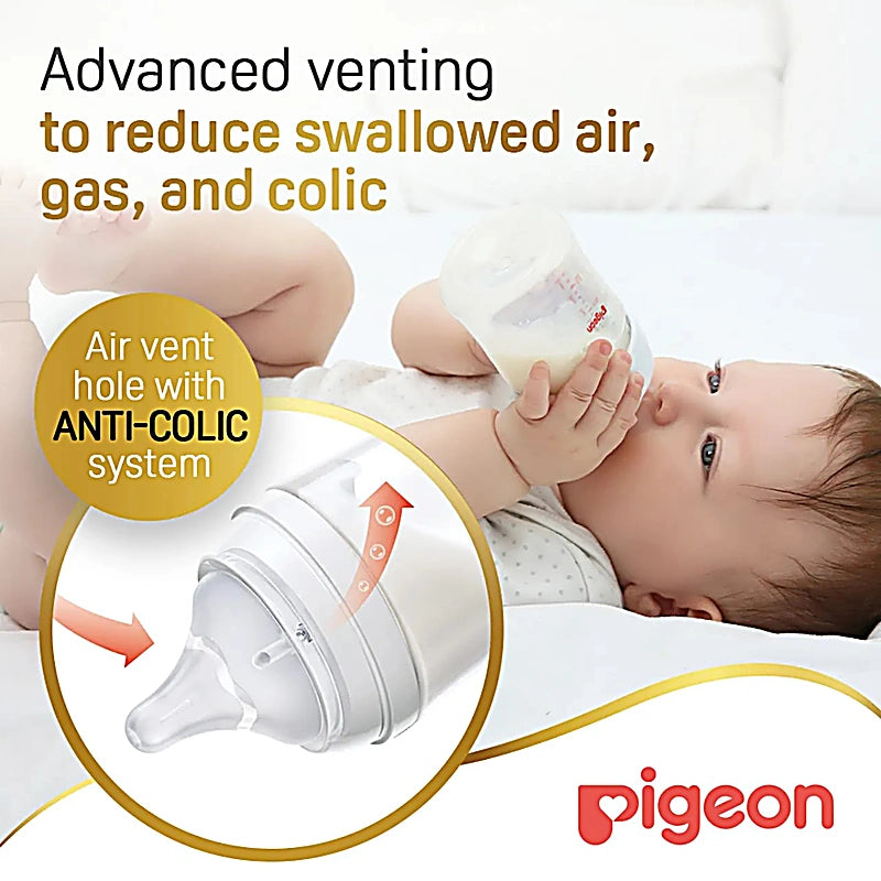 Pigeon Flexible Ll 12M+ Slim Neck Nipples 2s