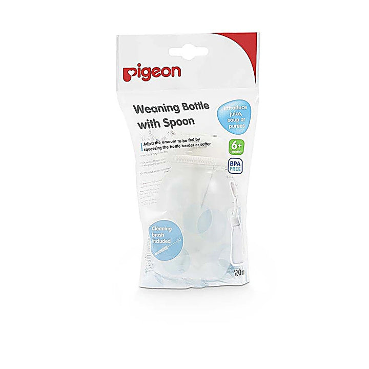 Pigeon Weaning Bottle with Spoon - 120 ml