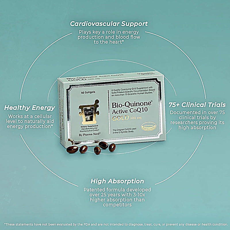 Bio Quinone Active CoQ10 Gold 100mg sgelss 60s