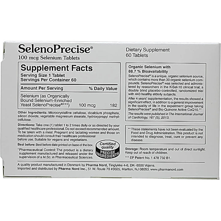 SelenoPrecise Selenium 100 mcg Tablets