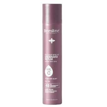 Beesline Radiant White Underarm Serum Powder Soft 150ml for brightening and deodorizing.
