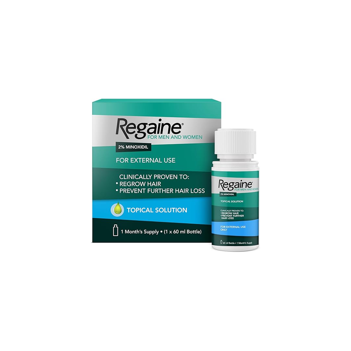 Regaine 2% Topical Hair Regrowth Solution For Men & Women 60ml
