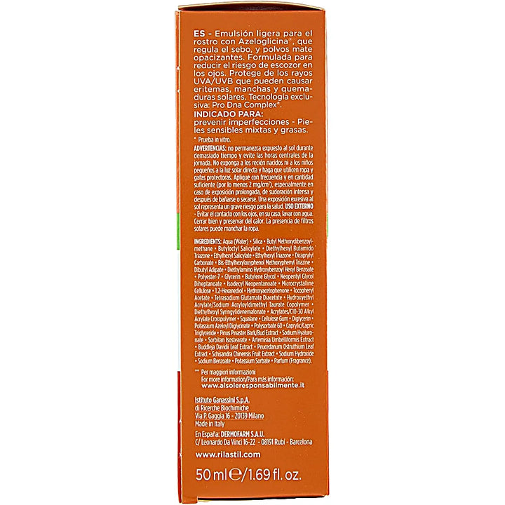 Rilastil Sun System Spf50+ Water Touch Cream 50ml