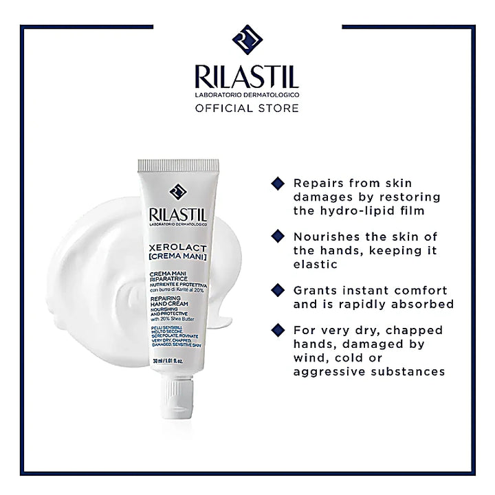 Rilastil Xerolact Repairing Hand Cream 30ml