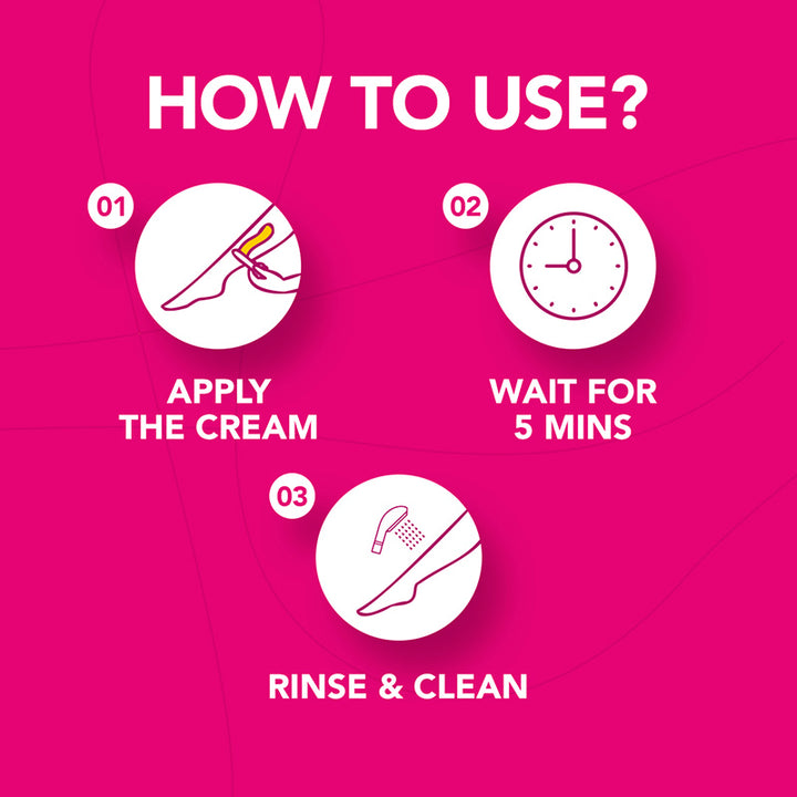 Nair Hair Remover Cream  Rose Fragrance 110g