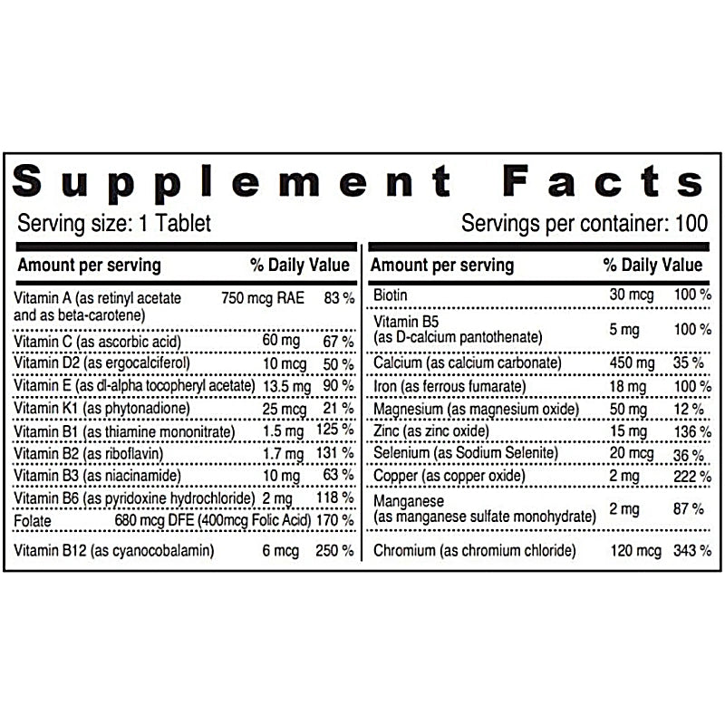 Sunshine A To Z Women Multivitamin Tablet 100s