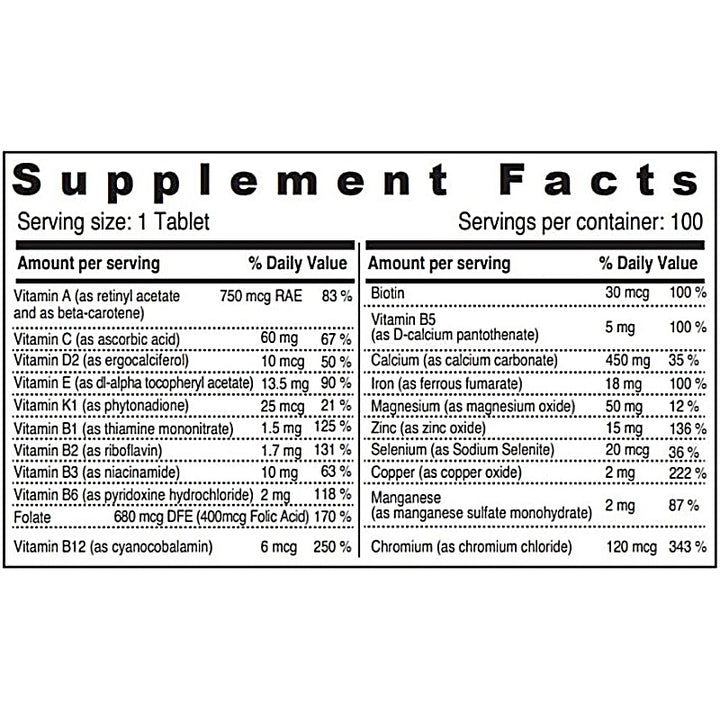 Sunshine A To Z Women Multivitamin Tablet 100s