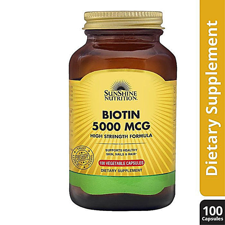 Sunshine Biotin 5000Mcg Cap 100S