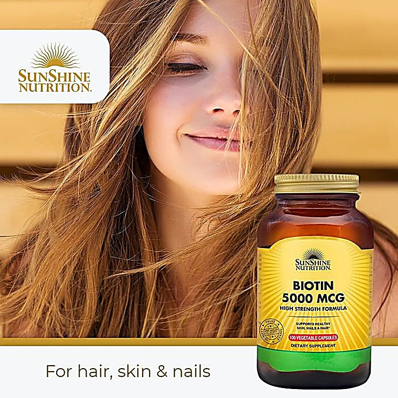 Sunshine Biotin 5000Mcg Cap 100S