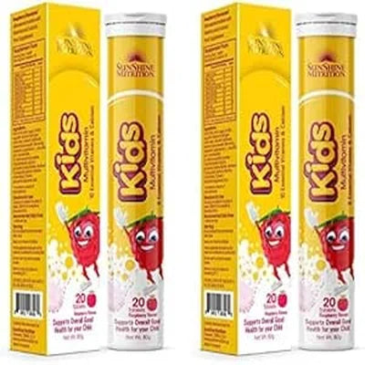 Sunshine Kids Multivitamin Raspberry Effer Tab 20S