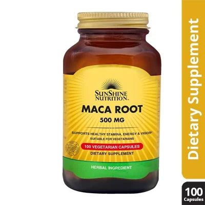 Sunshine Maca Root 500Mg Cap 100S