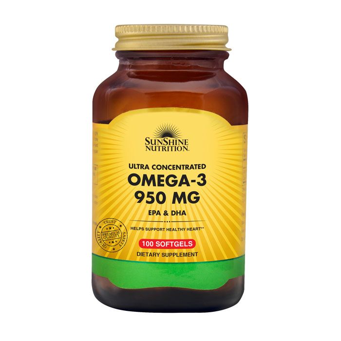 Sunshine Omega-3 950Mg Softgels 100S