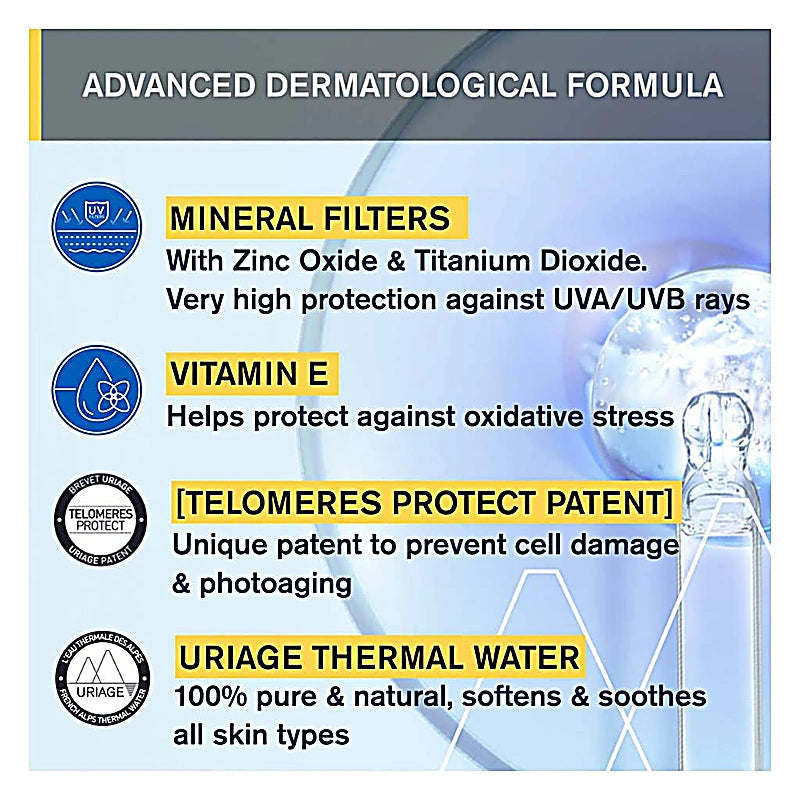 Uriage Bariesun Spf50+ Mineral Cream 100ml