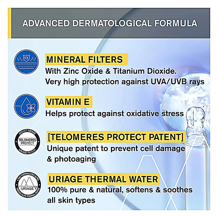Uriage Bariesun Spf50+ Mineral Cream 100ml