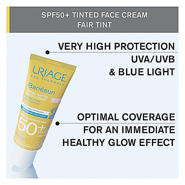 Uriage Bariesun Spf50+ Fair Tint Cream 50ml