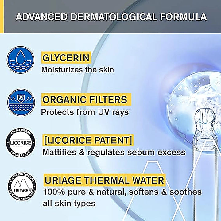 Uriage Bariesun Spf50+Matifying Fluid Antishine 50ml