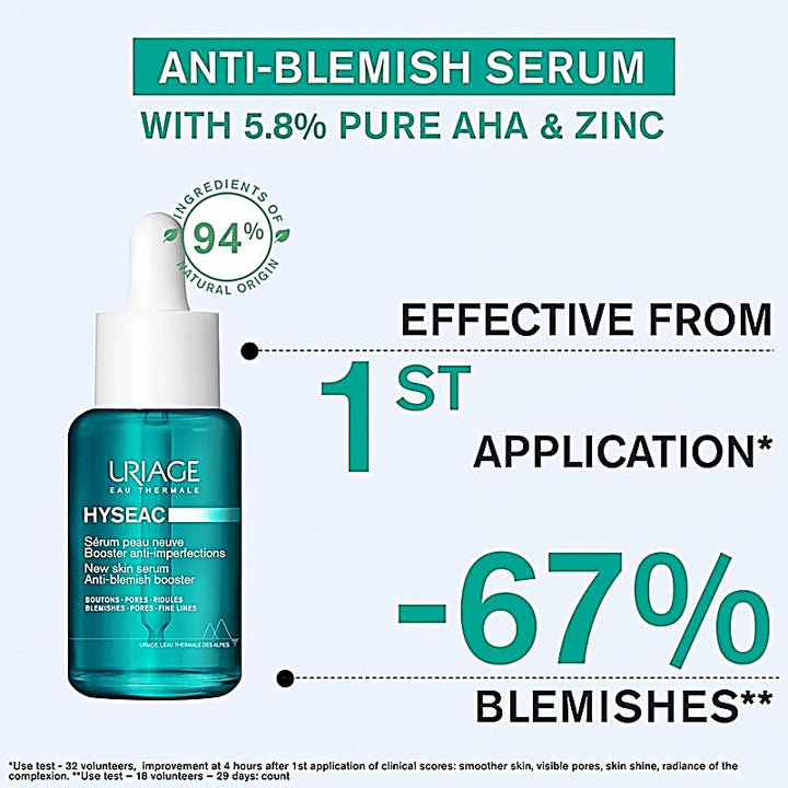 Uriage Hyseac Anti-Blemish Booster Serum 30Ml
