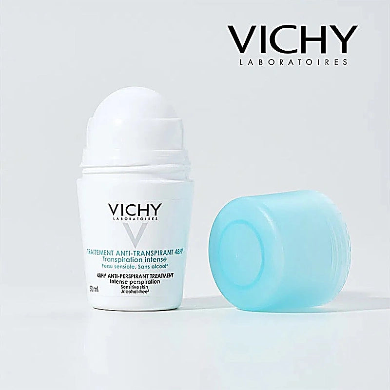Vichy Deodorant Green 48 Hour Intensive Anti-Perspirant Treatment Roll-On 50ml
