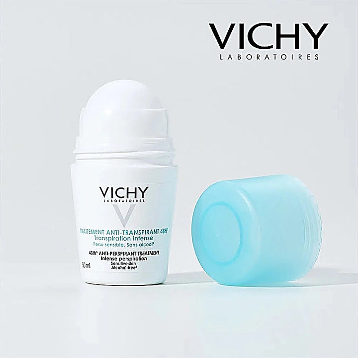 Vichy Deodorant Green 48 Hour Intensive Anti-Perspirant Treatment Roll-On 50ml
