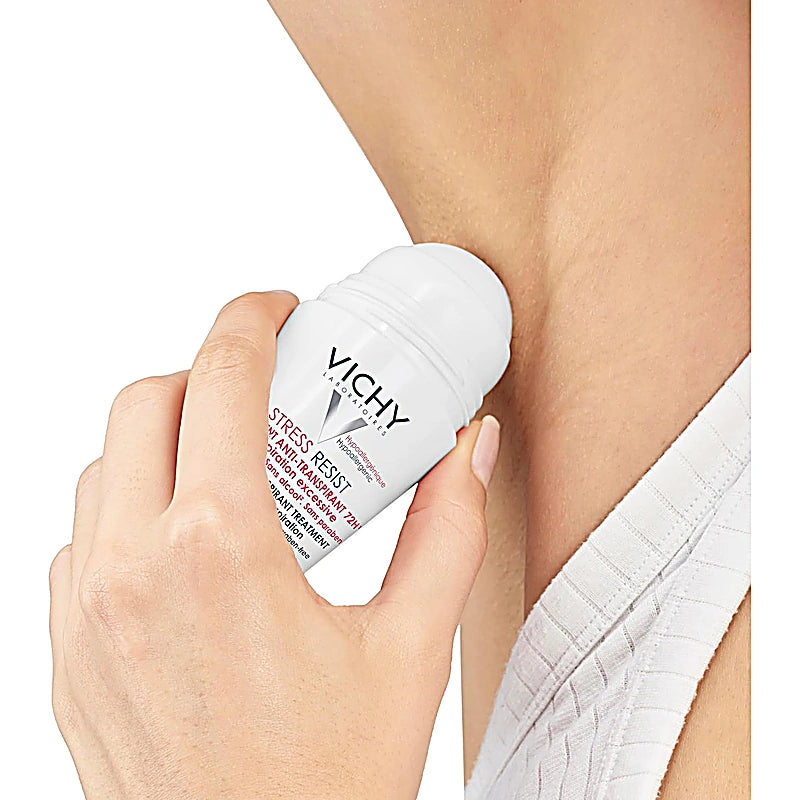 Vichy Deodorant Red 72Hr Stress Resist Roll-On 50ml