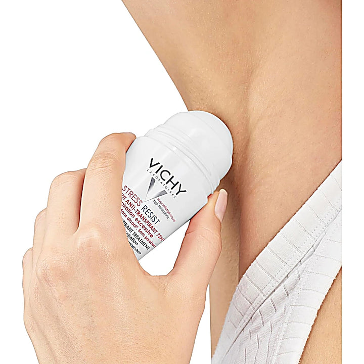 Vichy Deodorant Red 72Hr Stress Resist Roll-On 50ml