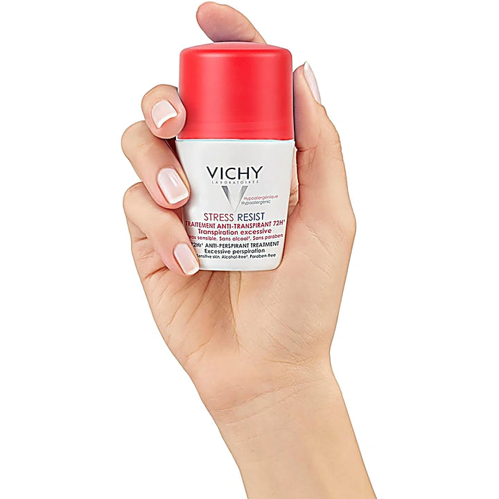 Vichy Deodorant Red 72Hr Stress Resist Roll-On 50ml