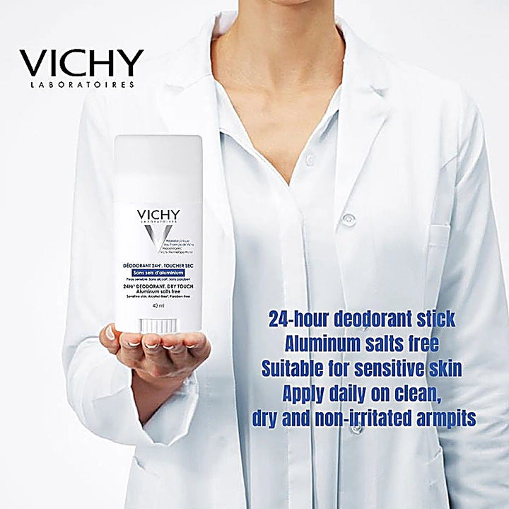 Vichy Deodorant Stick Sensitive Skin Dry Touch 40ml