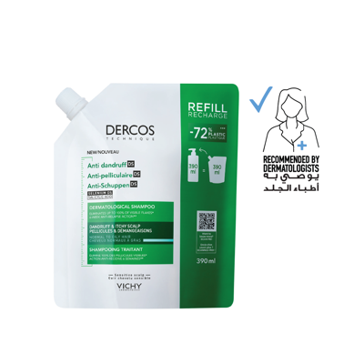Vichy Dercos Anti-Dand Ds Norm-Oily Shamp Refill 390Ml