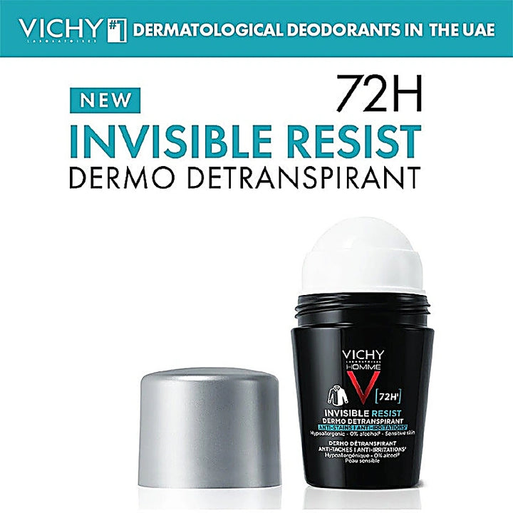 Vichy Homme 72H Invisible Deo Roll On 50Ml
